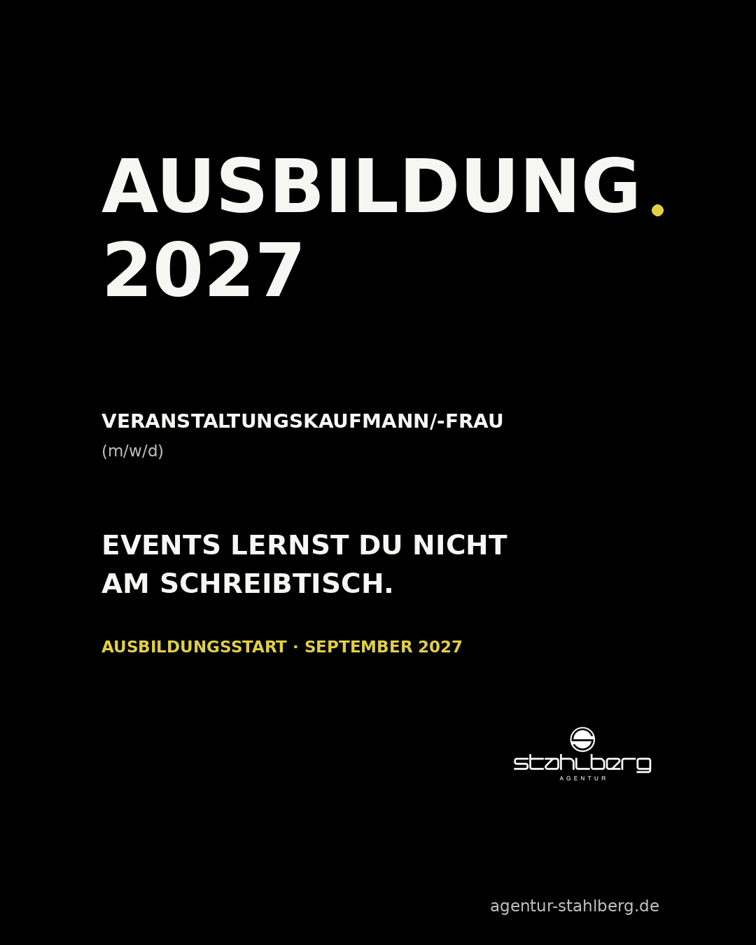 Ausbildung 2027